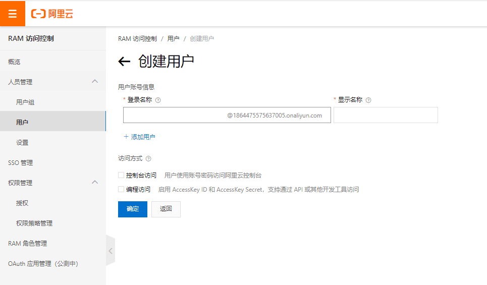 Create User